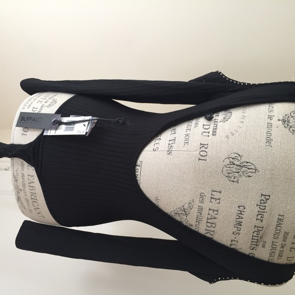 Buffalo Bodysuit bejeweled size M in black NEW - Picture 4 of 5